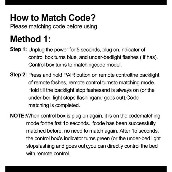 New Remote Control For Okin RF.27.19.02 GhostBed Adjustable Base Bed - Picture 7 of 8